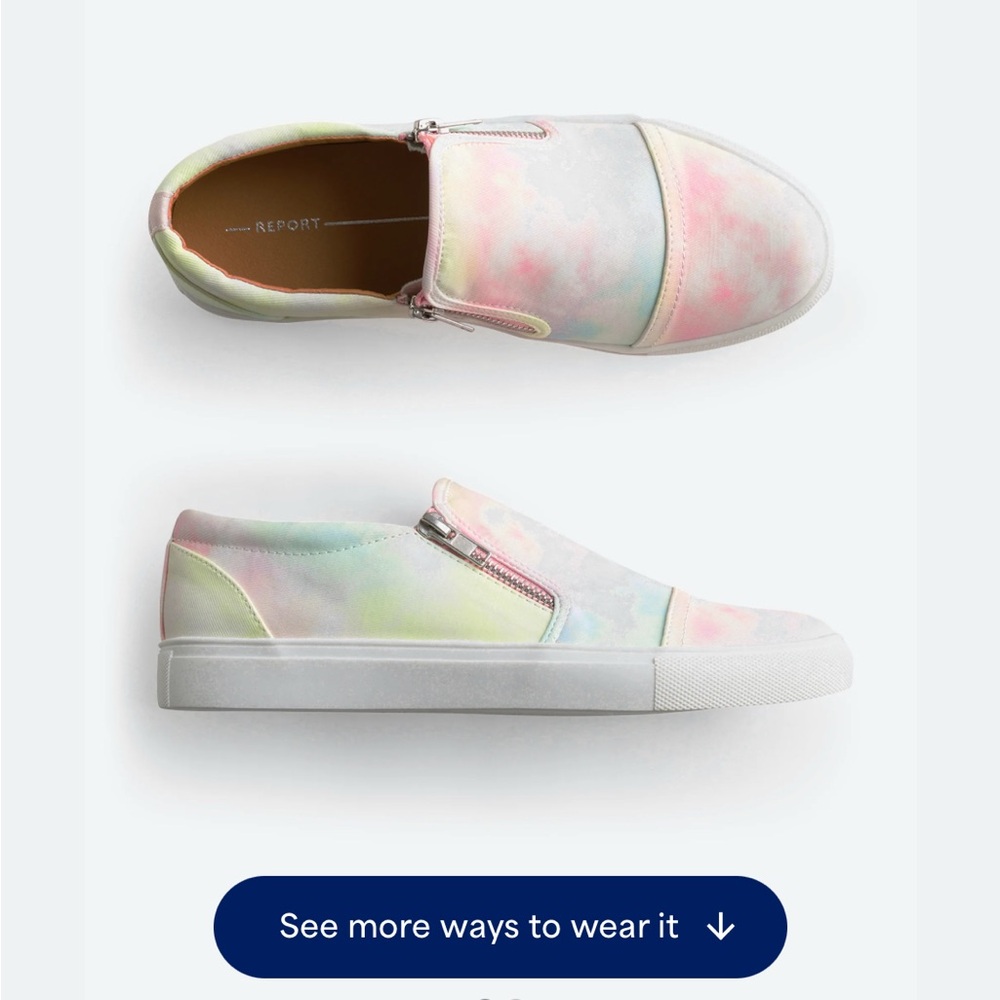 NWT!! Stitchfix REPORT FOOTWEAR
Aida Canvas Sneaker - Tie-Dye Slip-On Sneakers